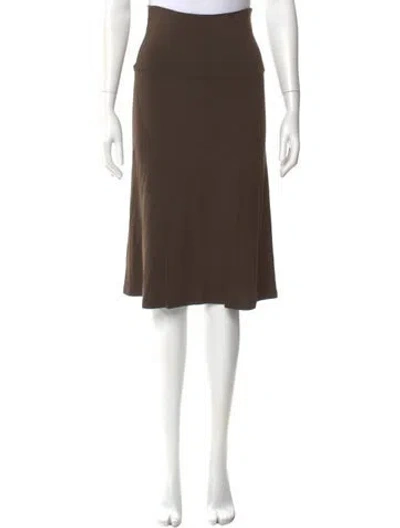 Pre-owned Plein Sud Vintage Knee-length Skirt In Brown