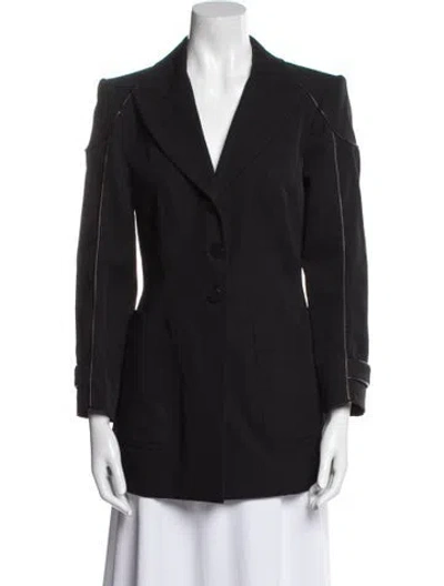 Pre-owned Plein Sud Vintage Late 1990's - Early 2000's Blazer In Black