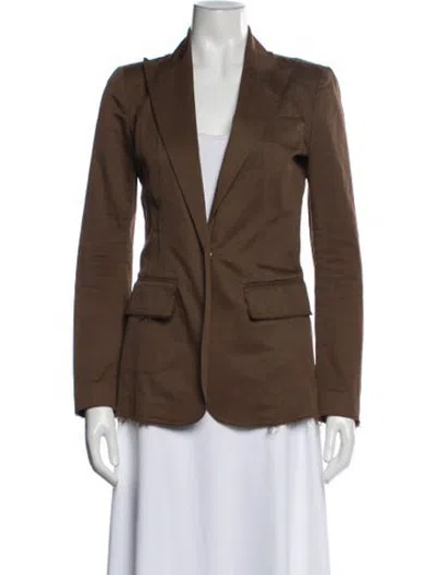 Pre-owned Plein Sud Vintage Late 1990's - Early 2000's Blazer In Brown
