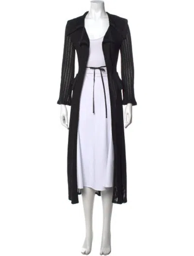 Pre-owned Plein Sud Vintage Late 1990's - Early 2000's Coat In Black