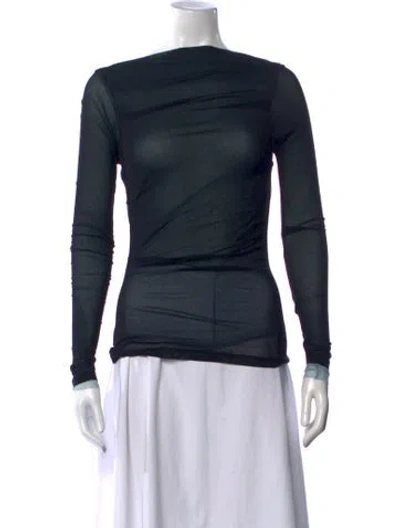 Pre-owned Plein Sud Vintage Late 1990's - Early 2000's Top In Black/blue