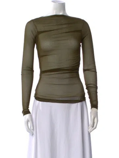 Pre-owned Plein Sud Vintage Late 1990's - Early 2000's Top In Green