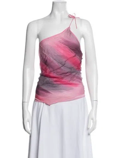 Pre-owned Plein Sud Vintage Late 1990's - Early 2000's Top In Pink