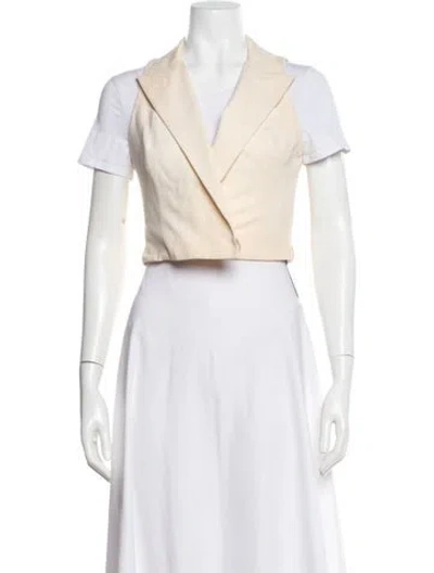 Pre-owned Plein Sud Vintage Late 1990's - Early 2000's Vest In Neutral