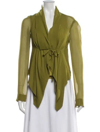 Pre-owned Plein Sud Vintage Late 2000's - Early 2010's Top In Green