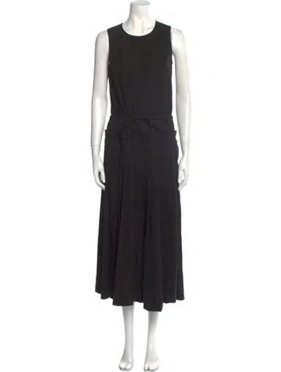 Pre-owned Plein Sud Vintage Long Dress In Black