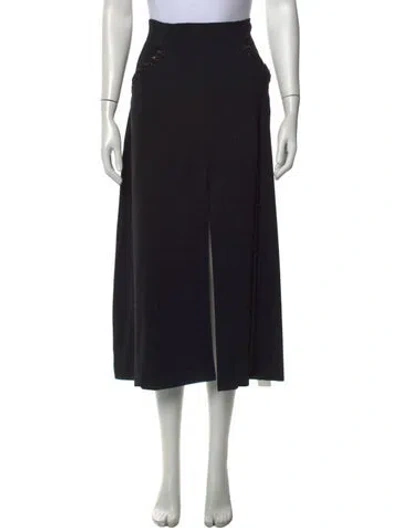 Pre-owned Plein Sud Vintage Long Skirt In Black