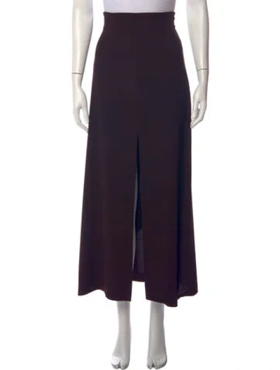 Pre-owned Plein Sud Vintage Long Skirt In Burgundy