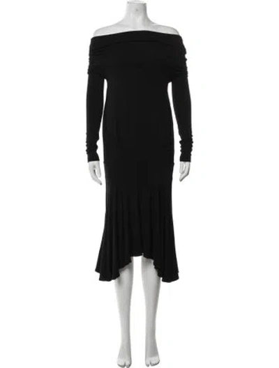 Pre-owned Plein Sud Vintage Midi Length Dress In Black