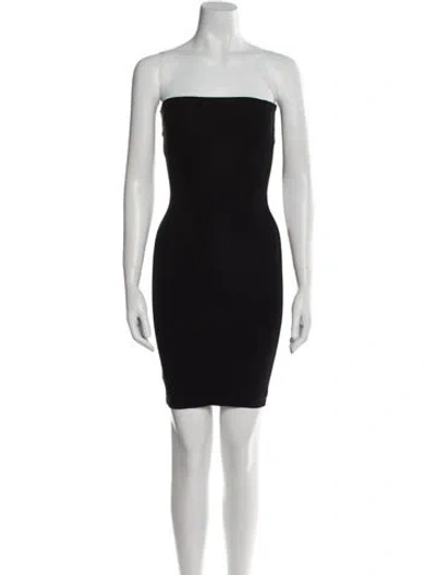 Pre-owned Plein Sud Vintage Mini Dress In Black