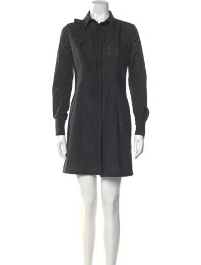 Pre-owned Plein Sud Vintage Mini Dress In Black