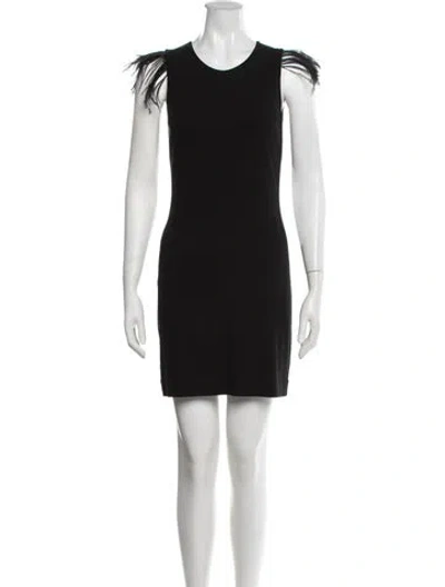 Pre-owned Plein Sud Vintage Mini Dress In Black
