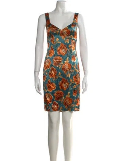Pre-owned Plein Sud Vintage Mini Dress In Blue