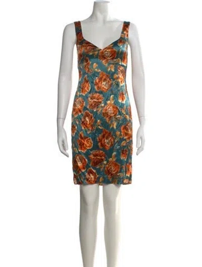 Pre-owned Plein Sud Vintage Mini Dress In Blue