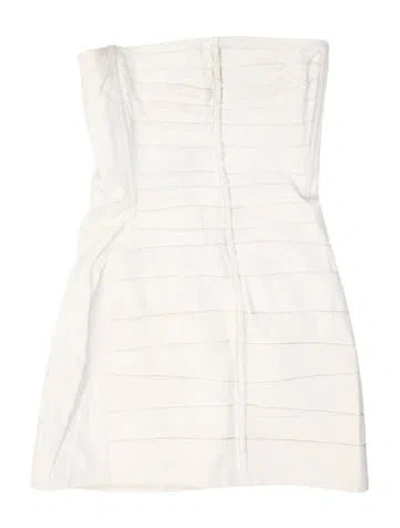 Pre-owned Plein Sud Vintage Mini Dress In White