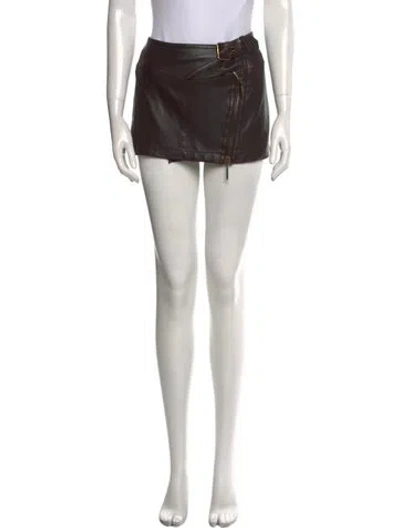 Pre-owned Plein Sud Vintage Mini Skirt In Brown