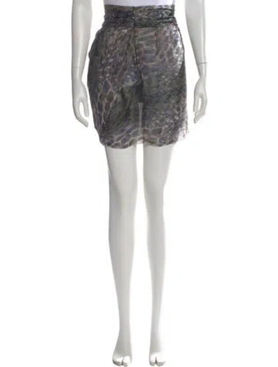 Pre-owned Plein Sud Vintage Mini Skirt In Green
