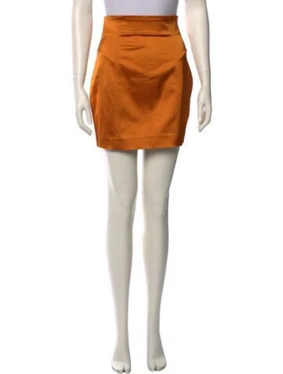 Pre-owned Plein Sud Vintage Mini Skirt In Orange