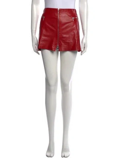 Pre-owned Plein Sud Vintage Mini Skirt In Red