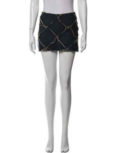 Pre-owned Plein Sud Vintage Mini Skirt In White