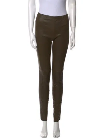 Pre-owned Plein Sud Vintage Skinny Leg Pants In Green