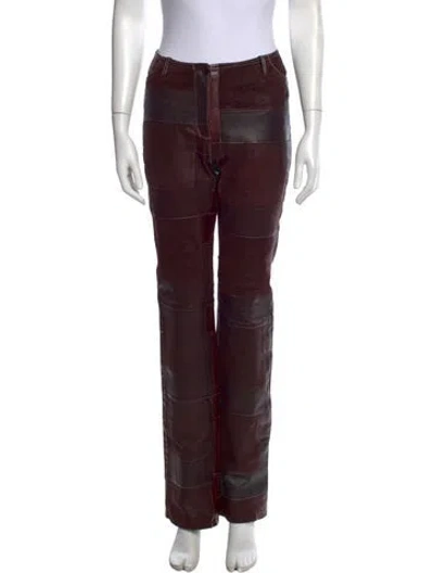 Pre-owned Plein Sud Vintage Straight Leg Pants In Brown