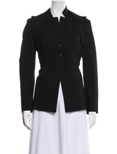 Pre-owned Plein Sud Virgin Wool Blazer In Black