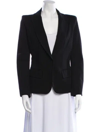 Pre-owned Plein Sud Virgin Wool Blazer In Black