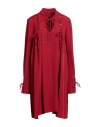 Plein Sud Woman Mini Dress Red Size 6 Polyester, Elastane In Red