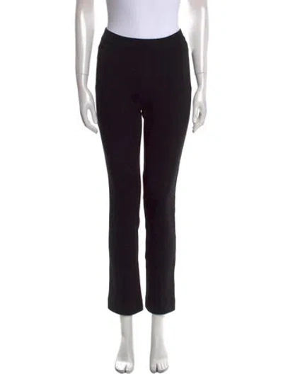 Pre-owned Plein Sud Wool Straight Leg Pants In Black