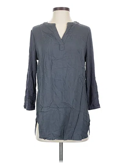 Pleione 3/4 Sleeve Blouse In Gray