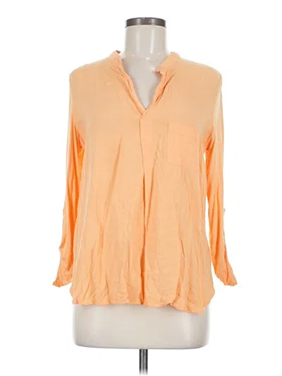 Pre-owned Pleione 3/4 Sleeve T-shirt In Orange