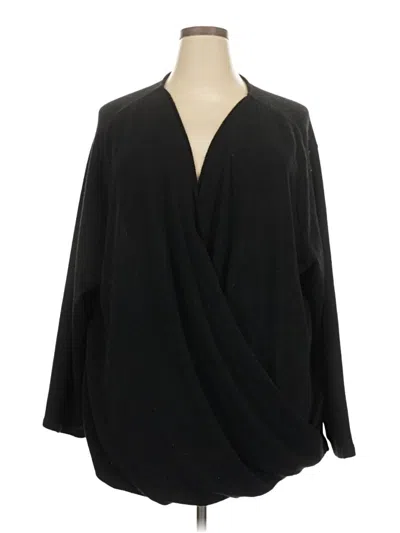 Pre-owned Pleione Cardigan Sweater In Black