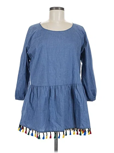 Pre-owned Pleione Casual Dress In Blue