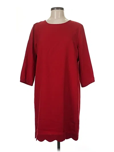Pre-owned Pleione Casual Dress In Burgundy