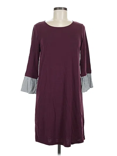 Pre-owned Pleione Casual Dress In Burgundy