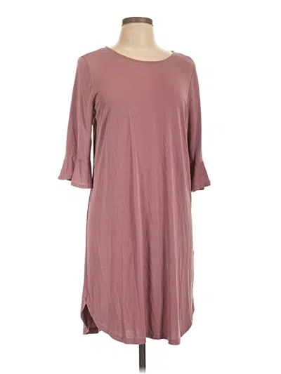 Pre-owned Pleione Casual Dress In Burgundy