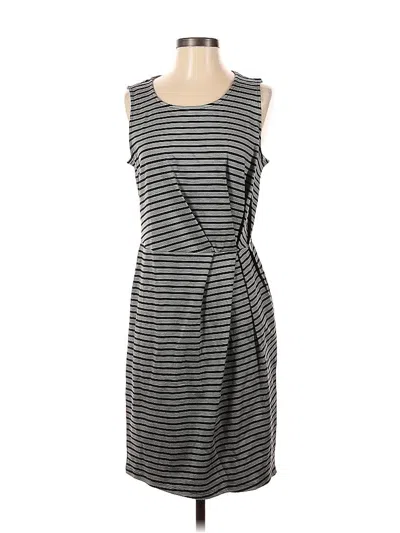 Pre-owned Pleione Casual Dress In Gray