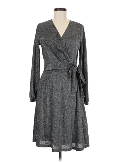 Pre-owned Pleione Casual Dress In Gray