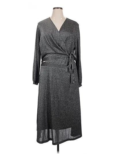 Pre-owned Pleione Casual Dress In Silver
