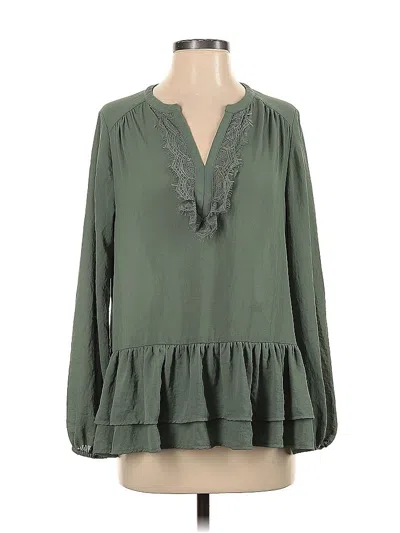 Pre-owned Pleione Long Sleeve Blouse