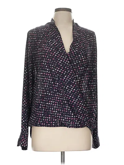 Pre-owned Pleione Long Sleeve Blouse In Purple