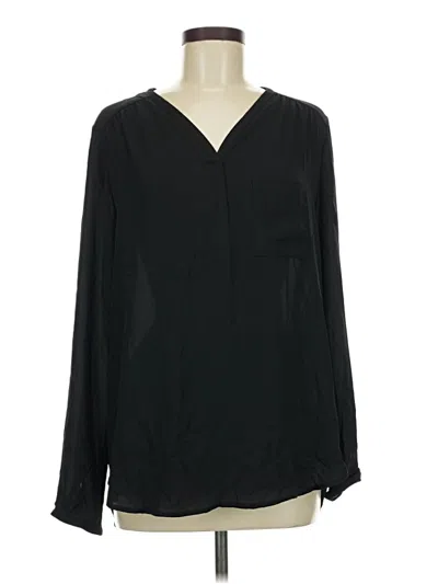 Pre-owned Pleione Long Sleeve T-shirt In Black