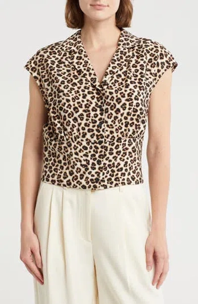 Pleione Patterned Camp Shirt
