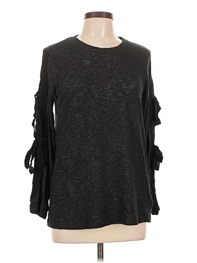 Pre-owned Pleione Pullover Sweater In Black
