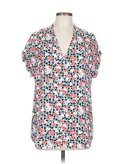 Pre-owned Pleione Short Sleeve Blouse In Pink