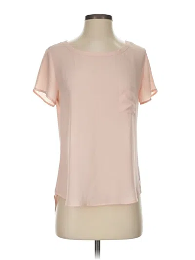 Pre-owned Pleione Short Sleeve Blouse In Pink