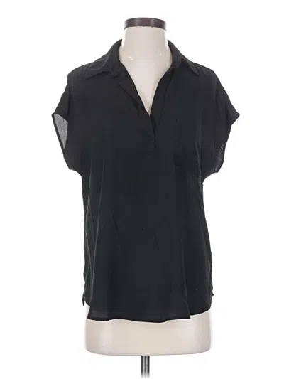 Pre-owned Pleione Short Sleeve Polo Shirt In Black