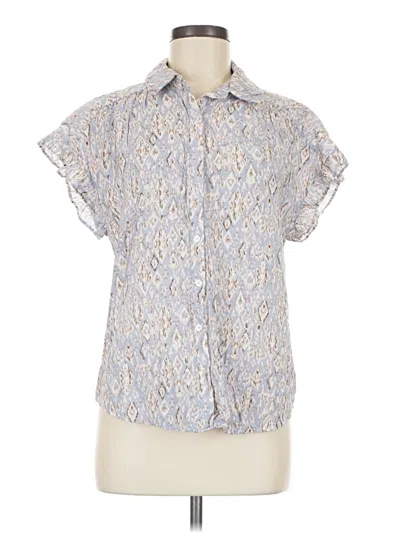 Pre-owned Pleione Short Sleeve Polo Shirt In Silver