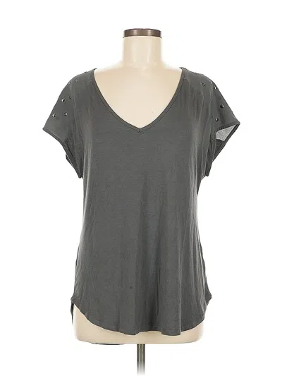 Pre-owned Pleione Short Sleeve T-shirt In Gray